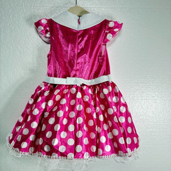 Disney Mickey and Friends Spirit Halloween Store Minnie Mouse Costume 3-4T Pink - Picture 2 of 9
